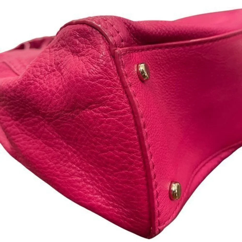 Kate Spade Pebbled Leather Pink Shoulder Crossbody Convertible/Satchel Bag